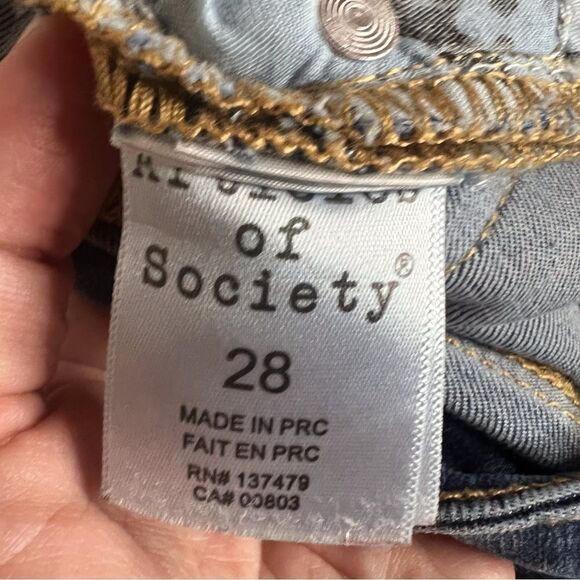 Articles Of Society Stretchy Jean, Size 28.‎  Comfy!  Distressed Ankle. - Picture 2 of 7
